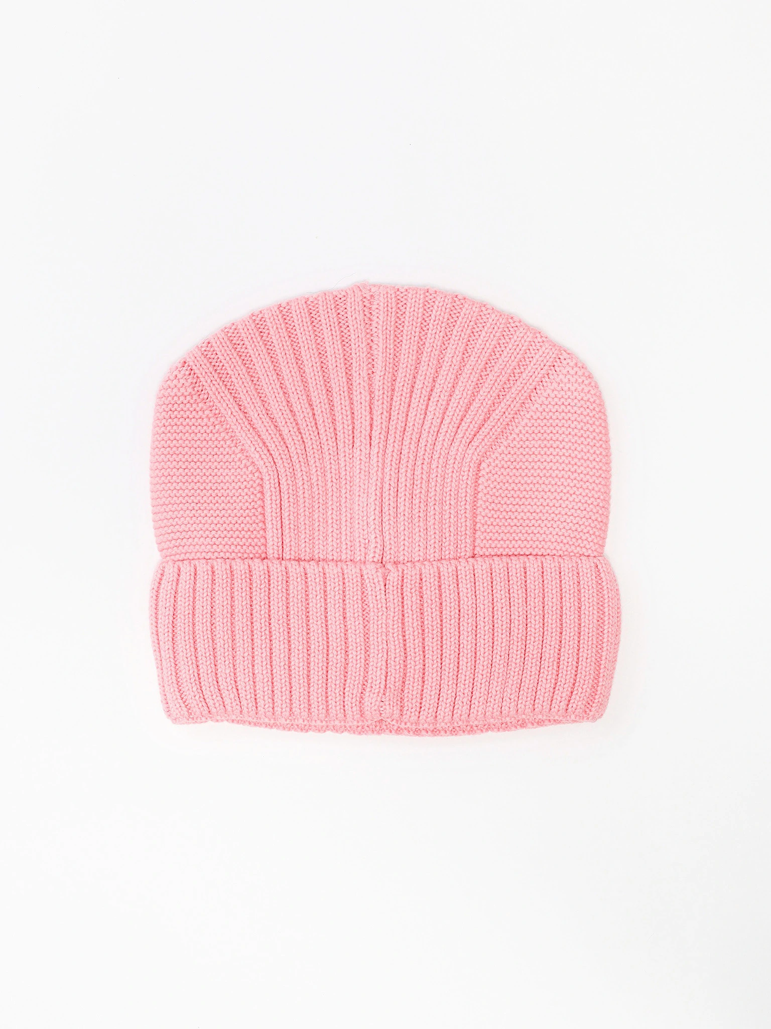 Шапка-бини из смесовой вискозы с отворотом в ассортименте